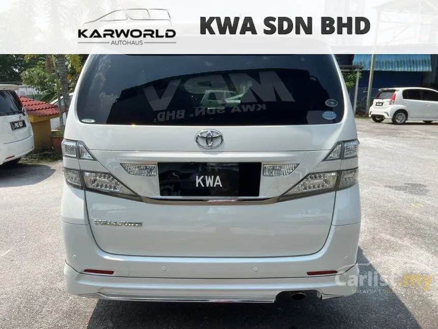2011 Toyota Vellfire Z Platinum MPV
