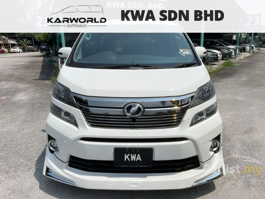 2011 Toyota Vellfire Z Platinum MPV