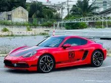 2018 Porsche 718 2.0 Cayman Coupe  2.0 TWIN-TURBOCHARGER (UK SEPC) MIL 57K KM ONLY