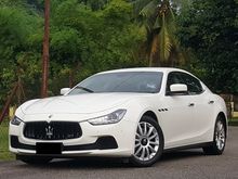 2015 MASERATI GHIBLI 3.0 (A) V6 Twin Turbo, High spec CBU Imported brand New by NAZA ITALIA .Very low mileage 37k KM! full service record by MASERATI