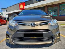 True Year 2015 Toyota VIOS 1.5 E (A) FOC INSTALLMENT