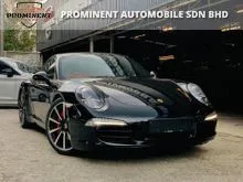 2013/2017 PORSCHE CARRERA 4S 911 WTY 2027 ,CRYSTAL BLACK IN COLOUR,-FULL LEATHER SEAT RED IN COLOUR,ORIGINAL PORSCHE  SPORT RIMS,ONE OF VIP OWNER