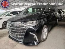 2025 Toyota Alphard 2.5 Z Model NEW CAR UNREG,HI-SPEC,GRADE 6A,ORI 6 KM ONLY,MOONROOF,360 CAMERA,FRONT BACK MONITOR SET,BSM,DIM,POWER BOOT,FREE GIFTS