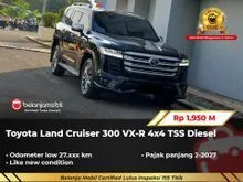 2023 Toyota Land Cruiser 3.3 300 VX-R SUV 4x4 TSS Diesel AT Hitam Metalik NIK 2023
