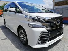 2015 Toyota Vellfire ZG Full Spec /5 Years Warranty Unregister