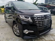 2016 Toyota Alphard 2.5 S SPEC SUNROOF 7 SEATS 2 POWER DOOR UNREGS