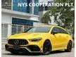 Recon 2021 Mercedes Benz CLA45S 4 Matic + Shooting Brake 2.0 AMG Unregistered Japan Spec 415 Hp 8 Speed DCT 0