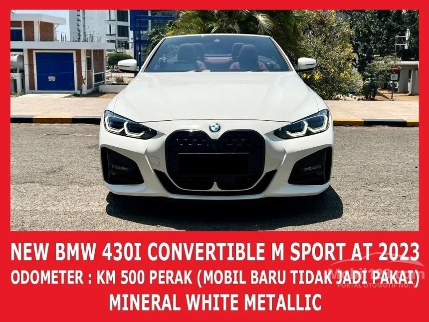 Jual Mobil BMW 430i 2023 M Sport 2.0 di DKI Jakarta Automatic Convertible Putih Rp 1.625.000.000
