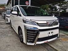 2019 Toyota Vellfire 2.5 ZG NFL Sunroof 3LED