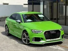 2021 Audi RS3 2.5 Quattro Sedan TFSI - Ready Stock, Grade 5A, B&O Sound System, RS Sport Seats, External Front Lips, Matrix LED Headlights, ACC, BSM