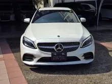2021 Mercedes-Benz C200 1.5 Laureus AMG Line Sedan Black Leather Digital Meter 1Cam HUD Push Start High Grade