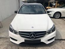 2016 Mercedes-Benz E250 2.0 Edition E AMG Sedan Black interior Leather seat PanRoof Harmon Kardon Reverse Camera Powerboot