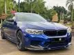 Used 2018 BMW M5 4.4 Competition Sedan Twinturbo UK Spec 700hp++ 6xK Ori Mil Owner Only use Ron100 Full PPF Included Number Plate 61