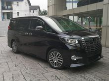 2015 Toyota Alphard 2.5 SC WITH FULL ALPINE THEATRE SYSTEM
