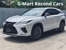 HUD-PANROOF-2021 Lexus RX 300 2.0 F Sport SUV-8YR Warranty