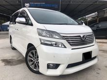 2014 Toyota Vellfire 2.4 TYPE GOLD - HIGH SPEC - 2 POWER DOOR - POWER BOOT - DARK INTERIOR - LCD PLAYER - REVERSE CAM - LIKE NEW CAR - OFFER PROMOSI