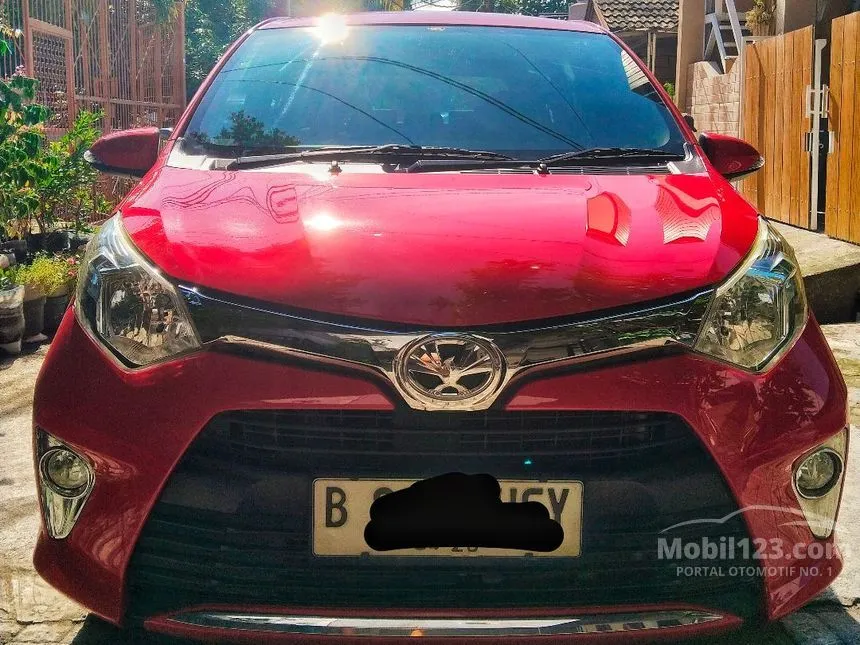Jual Mobil Toyota Calya 2018 G 1.2 di Jawa Barat Automatic MPV Merah Rp 118.000.000