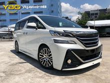 2015 Toyota Vellfire 2.5 Z A modelista limited Edition MPV 2 power door white unreg