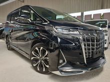 2018 Toyota Alphard 3.5 MPV GF BLACK COLOUR UNREG 4 CAM JBL
