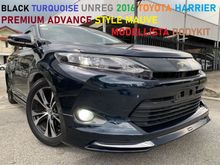 FUNKY TURQUOISE UNREG 2016 TOYOTA HARRIER 2,0 PREMIUM ADVANCE STYLE MAUVE MODELLISTA