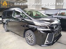 2017 Toyota Vellfire 2.5 Z G Edition MPV 360SURROUND CAMERA REAR MONITOR POWER BOOT 2 POWER DOOR FREE WARRANTY AFTER LESS SALES TAX OFF