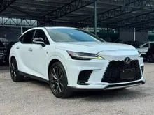 2023 Lexus RX 350 2.4 F Sport [SUNROOF/BLK HL SEAT/360 CAMERA/HUD/DIM/BSM/POWER BACK DOOR]