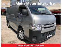 2016 Toyota Hiace 2.5 (M) DIESEL PANEL VAN SERVICE RECORD LIKE NEW