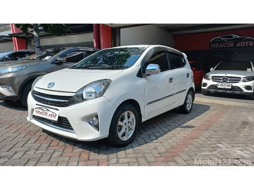 Jual Mobil Toyota Agya 2015 G 1.0 di Banten Automatic Hatchback Putih Rp 85.000.000