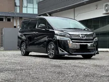 Local 2018 Toyota Vellfire 2.5 ZG MPV