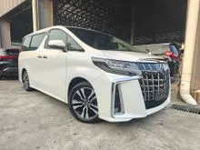 2022 Toyota Alphard 2.5 SC Grade 4.5 Sun Roof PCS LTA Display Audio Pilot Seat Power Boot Unregister