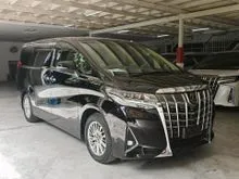 REBATE 2020 Toyota Alphard 2.5 G Spec JBL / Cream Colour Leather / 4 Cameras / BSM / Spare Tyre