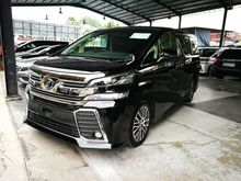 2016 Toyota Vellfire 2.5 ZG With Sunroof/Moonroof & Pre-Crash - UNREG