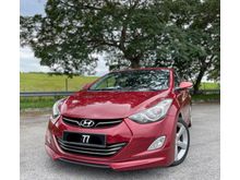 2014 Hyundai Elantra 1.8 Premium Sedan WITH SUNROOF/ELECTRIC SEAT ONLY ONE IN MARKET MAROON RED EASY LOAN HIGH LOAN