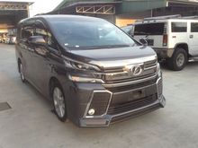 2015 Toyota Vellfire 2.5 Z EDITION WITH SPARE TYRE UNREG