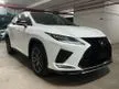 Recon SPECIAL PROMOTION 2020 Lexus RX300 2.0 F Sport HUD PANROOF RED LEATHER SEAT GRADE 4.5 MILEGAE 32,050KM UNREGISTERED