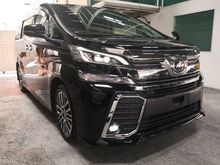 TOYOTA VELLFIRE 2.5 ZG UNREGISTER 2017 LEATHER ORIGINAL SUNROOF
