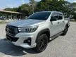 Used Toyota Hilux 2.8 Rogue Dual Cab Pickup Truck (A) 2021 1 Director Owner Only Black Edition Day Running Light Original Leather and Power Seat TipTop