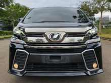 DISKON BESAR KHUSUS CASH !! Toyota Vellfire 2015 2.4 Z Van Wagon Like new free NANO COATING by ellpro