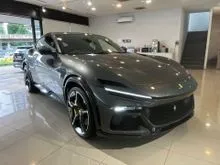 UNREG 2024 Ferrari Purosangue 6.5 SUV - EXTRARANGE GRAY - ALCANTARA NERO 9441 - FULL CARBON FIBRE - PAN ROOF - CAVALLINO+SATIN BADGE - OFFERS WELCOMED