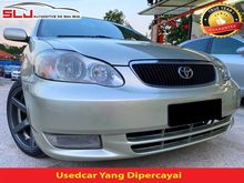 2002 Toyota Corolla Altis 1.8 G Sedan - Condition Like New - Fast Loan Approval