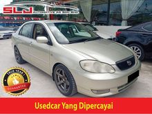2002 Toyota Corolla Altis 1.8 G Sedan - Condition Like New - Fast Loan Approval