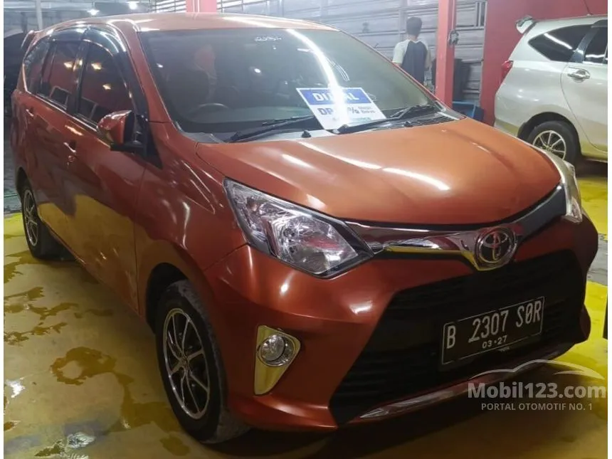 Jual Mobil Toyota Calya 2017 G 1.2 di Jawa Barat Automatic MPV Orange Rp 115.000.000