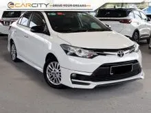 2016 Toyota Vios 1.5 G Sedan (A) FULL SPEC PUSH START FREE WARRANTY REVERSE CAMERA ONE OWNER