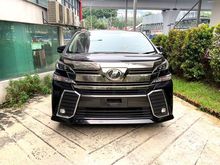NEW STOCK!!! UNREGISTER Toyota Vellfire 2.5 ZG MPV , PILOT SEAT , SUNROOF , ROOF MONITOR , PRICE CAN NEGO!!!