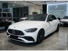 2022 Mercedes-Benz AMG C43 2.0 4MATIC Sedan 408HP W206 NEW SHAPE RED INT BURMESTER