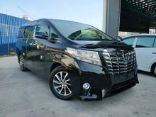 2015 Toyota Alphard 2.5 G Spec Power Boot 2 Power Door 7 Seater Unregister for sale