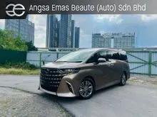 2024 Toyota Alphard 2.5 Z Spec AGH40 Ready Stock UNREGISTER Grade 4.5B 10,xxx km Auto Side Steps BSM DIM Leather Pilot Seats Bronze Gold Color