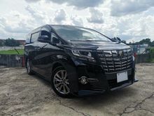 2016 Toyota Alphard 2.5 G SA MPV TYPE BLACK BIG BIG OFFER OFFER