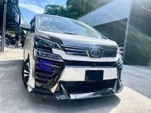 2016 Toyota Vellfire 2.5 ZG MPV / JBL / SUNROOF / MOONROOF / POWER BOOT / PILOT SEAT