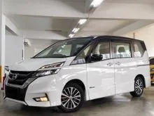 2019 Nissan Serena 2.0 HWS PREMIUM MPB / NISSAN SERVICE RECORD 42K KM / HYBRID NISSAN WARRANTY TILL OCT 2027 / NISSAN FREE SERVICE x2 / SUPER CARKING